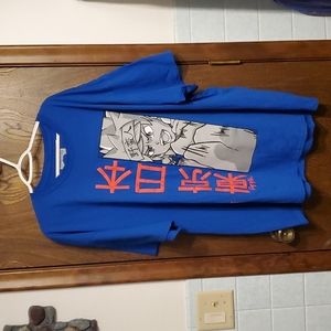 Men's New without tags "Ring of Fire" Blue T-Shirt 3XL